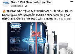 Lừa tặng bàn chải điện trên Facebook