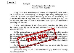 Mạng xã hội lan truyền tin giả về việc học sinh một số tỉnh được nghỉ học