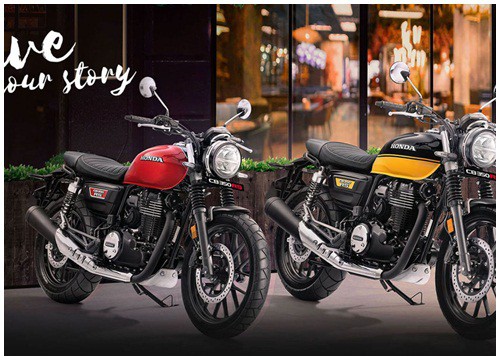 Môtô Honda 350 phân khối, phanh ABS 2 kênh, giá hơn 62 triệu đồng