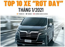 Top 10 mẫu xe 'rớt đáy' ở Việt Nam trong tháng 1