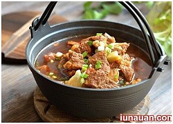 Trời mưa lạnh chế biến ngay món canh thịt bò ấm nóng để cả nhà cùng thưởng thức !