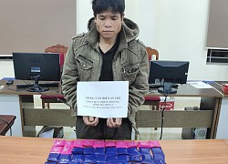 Bắt đối tượng cùng 1 bánh heroin và 12.000 viên ma túy