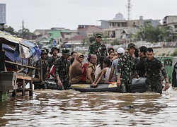 Lũ lụt nặng nề ở vùng thủ đô, hơn 1.000 người dân Indonesia phải sơ tán