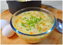 5 phút làm canh trứng kiểu Hàn