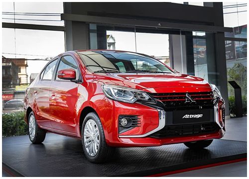 Mitsubishi Attrage 2021 gần 500 triệu đồng, giảm 50% phí trước bạ