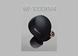 Rò rỉ Sony WF-1000XM4, đối thủ AirPods Pro có thiết kế hoàn toàn mới