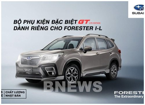 Subaru ra mắt bộ phụ kiện GT Lite Edition cho phiên bản Forester 2.0i-L