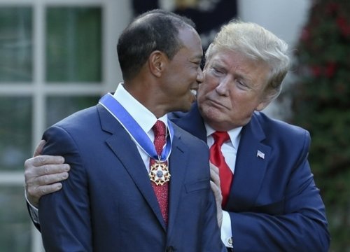 Trump lên truyền hình chúc 'vua' golf Tiger Woods