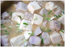 Học nấu canh khoai môn đậu hũ