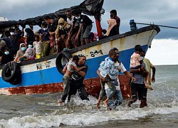 Tìm thấy chiếc thuyền chở 90 người tị nạn Rohingya trôi dạt trên biển