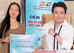 Trấn Thành tiên phong đến HTV ủng hộ 100 triệu mua vaccine Covid-19