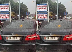 2 xe Mercedes trùng biển số &#8220;chạm mặt&#8221; nhau ở Hà Nội: Đã tìm thấy chủ nhân dùng biển thật