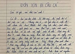 Chồng làm đơn xin vợ đi câu cá