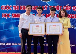 Hà Tĩnh có 2 dự án đạt giải Cuộc thi Khoa học kỹ thuật cấp quốc gia