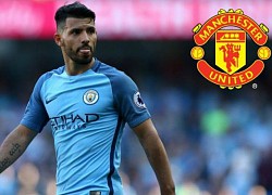 Sergio Aguero nhận 5 đề nghị trên bàn, có cả MU