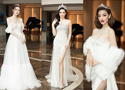 Thảm đỏ Miss World Vietnam: Tường San lộ vòng 2 vượt mặt, Kiều Loan khoe ngực ngồn ngộn