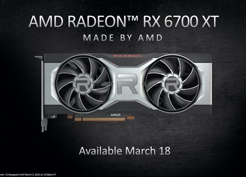 AMD RX 6700XT dành cho game eSports ở độ phân giải 2K và 165Hz