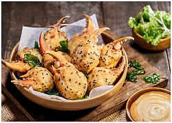 Càng cua chiên mè xốt mayonnaise