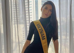 Lần đầu đeo sash Miss Grand Vietnam ở Thái Lan, Ngọc Thảo mặc váy bó sát gợi cảm gây chú ý