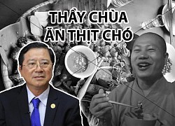 Mức xử phạt đối với các Youtuber đăng clip "Thầy chùa ăn thịt chó"