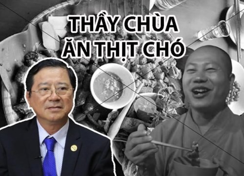 Mức xử phạt đối với các Youtuber đăng clip "Thầy chùa ăn thịt chó"