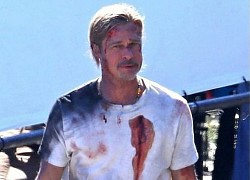 Tạo hình bầm dập của Brad Pitt trong phim hành động mới