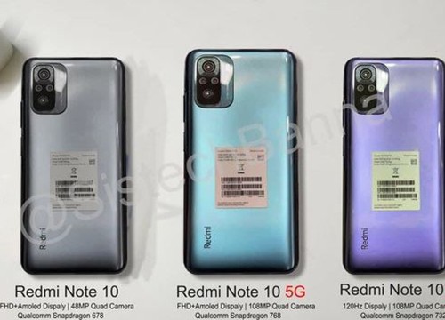 Thách thức giới hạn của bạn với dòng sản phẩm Redmi Note 10 năng động mới