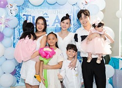 Con gái Thu Thủy lần đầu tiên được ba mẹ đưa đi sinh nhật