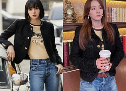 Là nàng thơ Celine nhưng Lisa lại không nổi bật bằng Seolhyun trong màn đụng hàng này