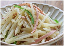 Làm khoai tây xào chống ngán của người Hàn
