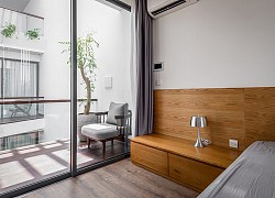 Nhà phố ngập tràn nắng gió nhờ bố trí giếng trời thông minh