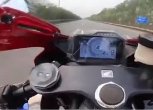 Đã xác định được tài xế điều khiển xe mô tô với vận tốc 299km/h