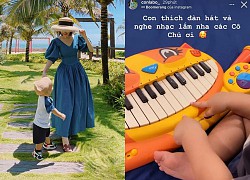 Hoà Minzy tiết lộ sở thích của quý tử, hoá ra giống hệt Winnie - con gái của Đông Nhi và Ông Cao Thắng?