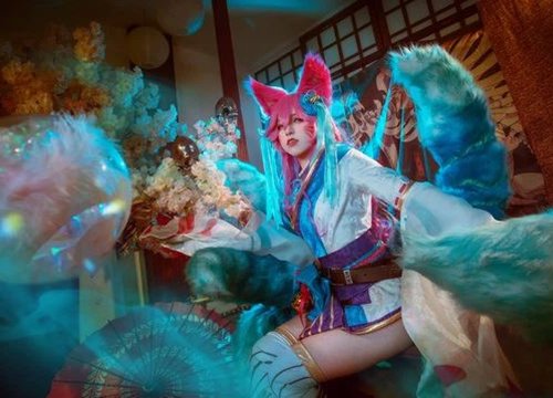 "Ngất trên giàn quất" với loạt ảnh cosplay Ahri Chiêu Hồn Thiên Hồ do mỹ nhân người Việt hóa thân