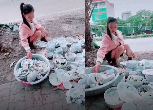 Nhà trai "thách rửa" chục mâm bát đũa, cô nàng nhanh tay... đập sạch