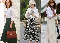 Cách phối sơ mi trắng phong cách retro sang xịn, hợp trend