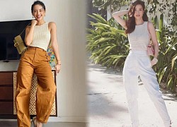 "Đụng" áo local brand với Khánh Linh, mẹ bỉm Đông Nhi "chặt ngọt" nhờ vòng eo như gái 20