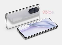 Huawei P50 lộ ảnh render chi tiết với màn hình phẳng và camera thiết kế mới