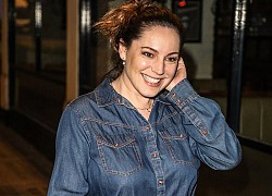 Kelly Brook diện nguyên "cây denim" cá tính ra phố