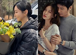 Nhất Kim So Yeon: Valentine trắng có chồng tài tử gửi hoa tới phim trường Penthouse, "ác nữ" hoá bánh bèo ngay khi nhận quà