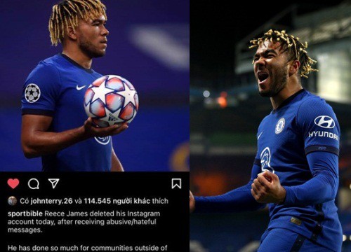 Reece James xóa tài khoản Instagram