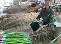 Sản phẩm chổi đót Nông Phú vươn ra thế giới