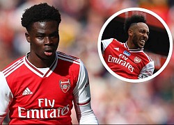 Sao trẻ Bukayo Saka tiết lộ bất ngờ về Aubameyang