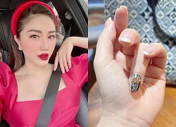 "Chịu chơi" như Bảo Thy: Nhà xe không thiếu, gắn hẳn hột xoàn lên nail