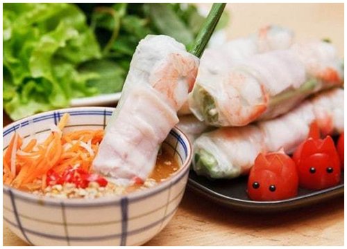 Gỏi cuốn tôm Ninh Bình lưu luyến bước chân du khách