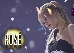 Rosé khiến fan "mê mệt" vì nhan sắc khi cột tóc trong buổi trình diễn