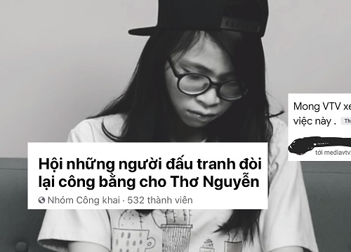 Xuất hiện group đòi lại công bằng cho Thơ Nguyễn, kêu gọi 1 tỷ để đánh sập VTV