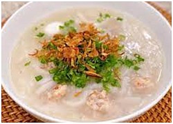 Cháo buffet bình dân ở miền Tây