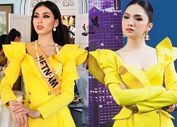 Lần thứ 3 mặc lại váy của Hương Giang ở Miss Grand, Ngọc Thảo đang có chiến lược gì?