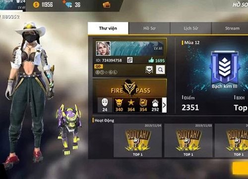 Ngưỡng mộ những chuyện tình trong game, người chơi Free Fire tự biến mình thành nữ chính